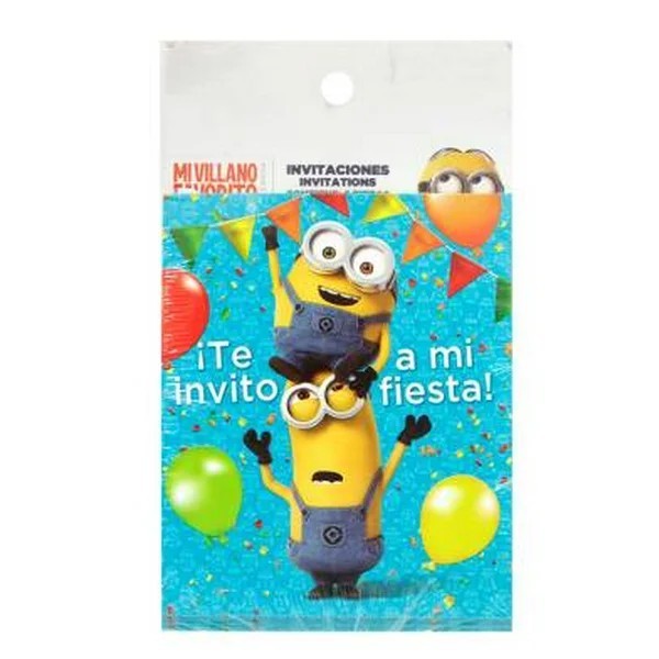 INVITACION SSUAJE MINNIONS GRANMARK SS. PAQ.C6 E.24